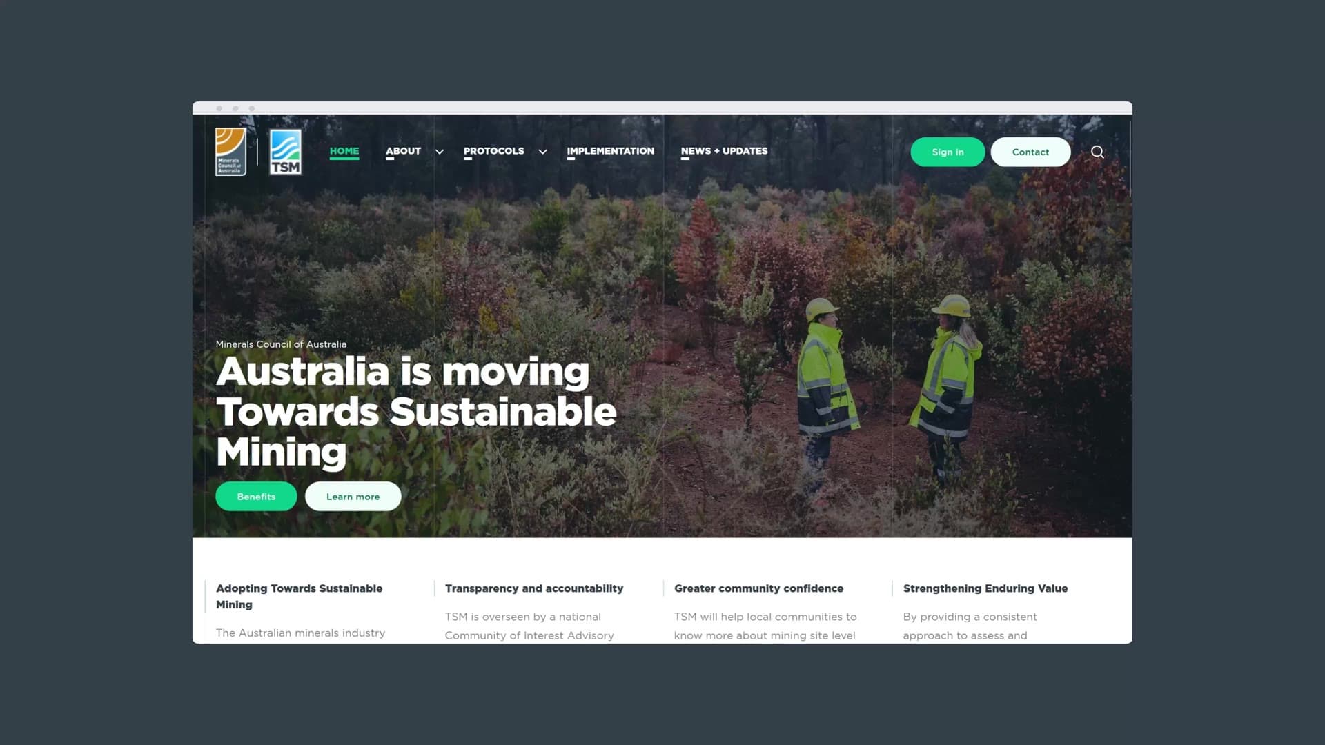 Minerals Council of Australia - TSM Case Study